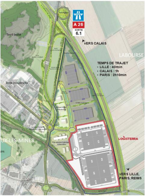 Entrepôt classe a Labourse 38665m² Location entrepôt classe a Labourse Pas-de-Calais OLLOG2106297 1